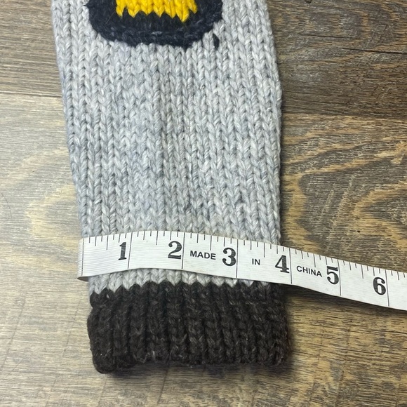 Earth Ragz Hooded Full Zip Train Wool Blend Sweater Boys Size Youth XL Hand Knit - Picture 8 of 10